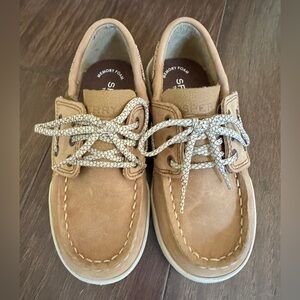 Sperry Kids Brown Moccasins